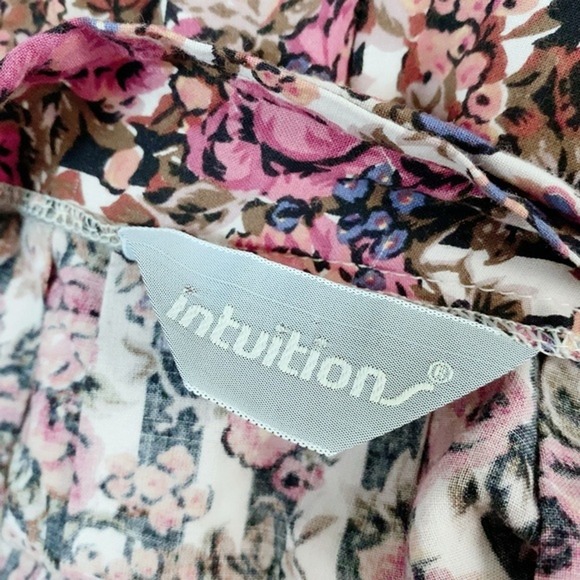 Vintage Intuition Floral Grandmacore Pleated Pocket Maxi Skirt Made in USA - Picture 12 of 12